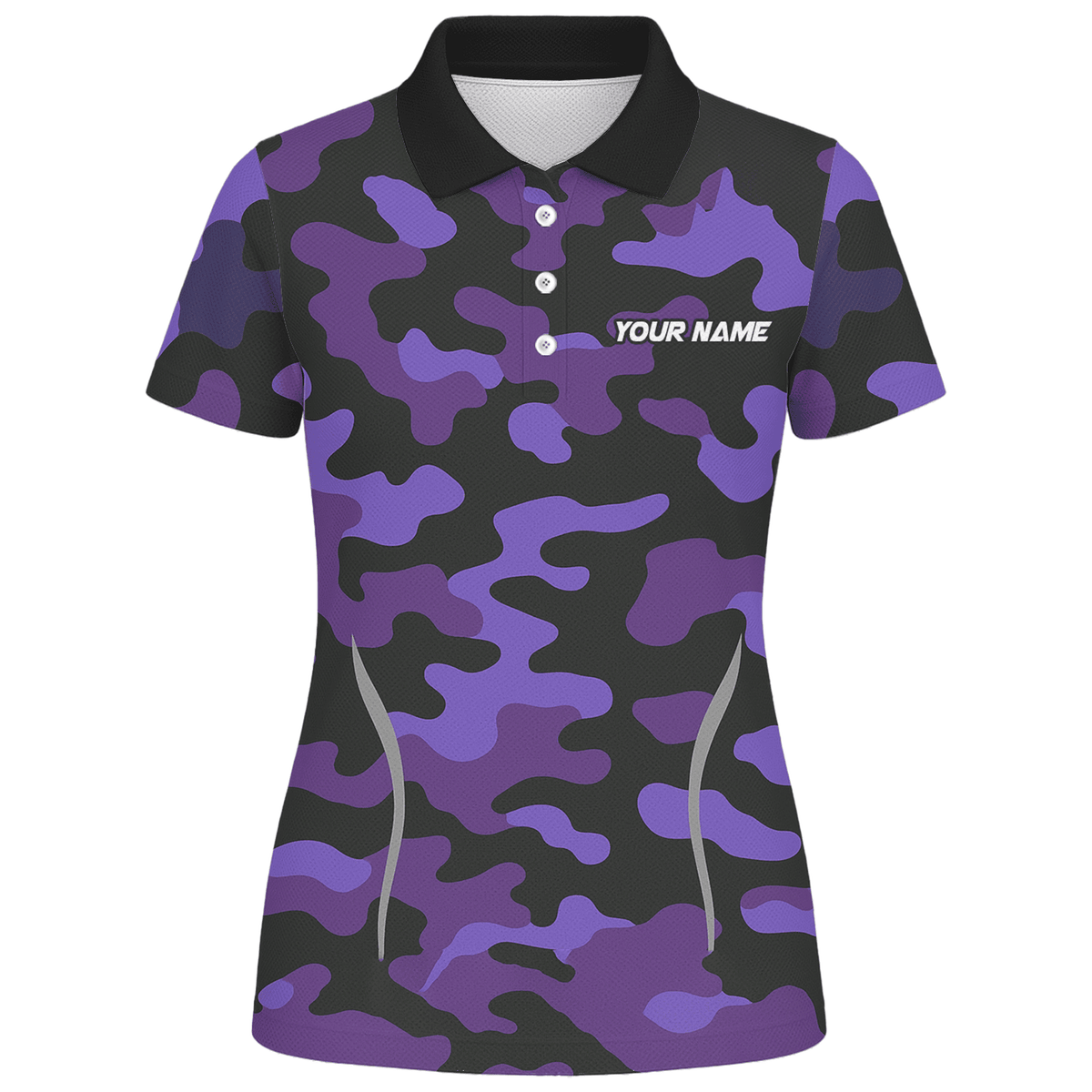 Personalized Purple Black Camo Dart Jersey Skull Dartboard For Women W1705 additional image 1