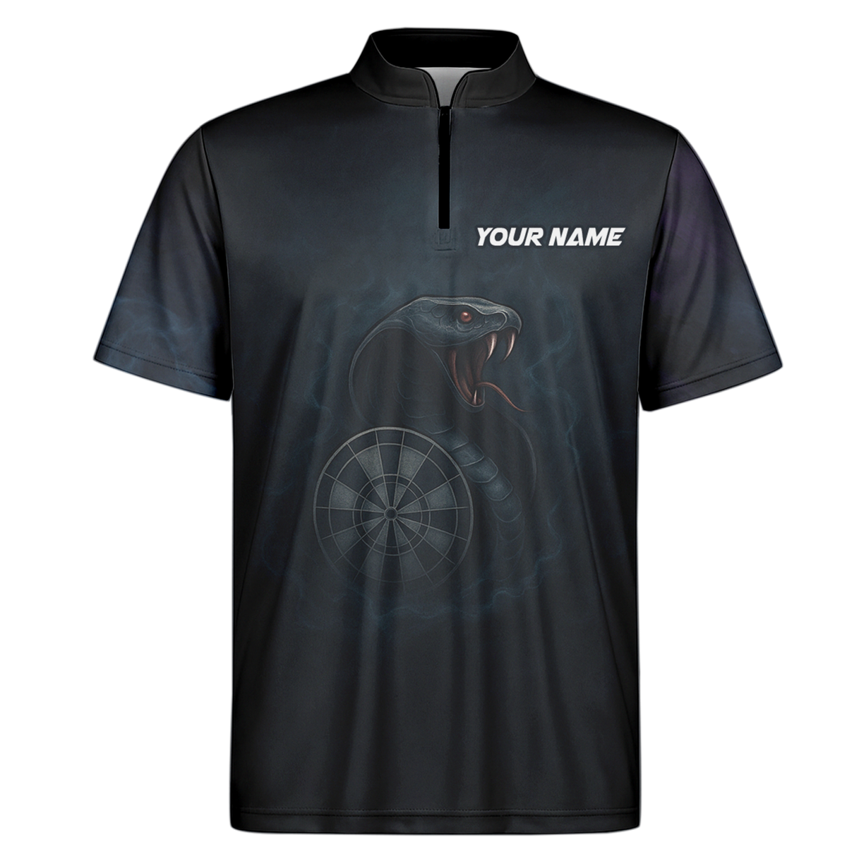 Personalized Cobra Snake Dart Jersey Polo Shirt Black additional image 6