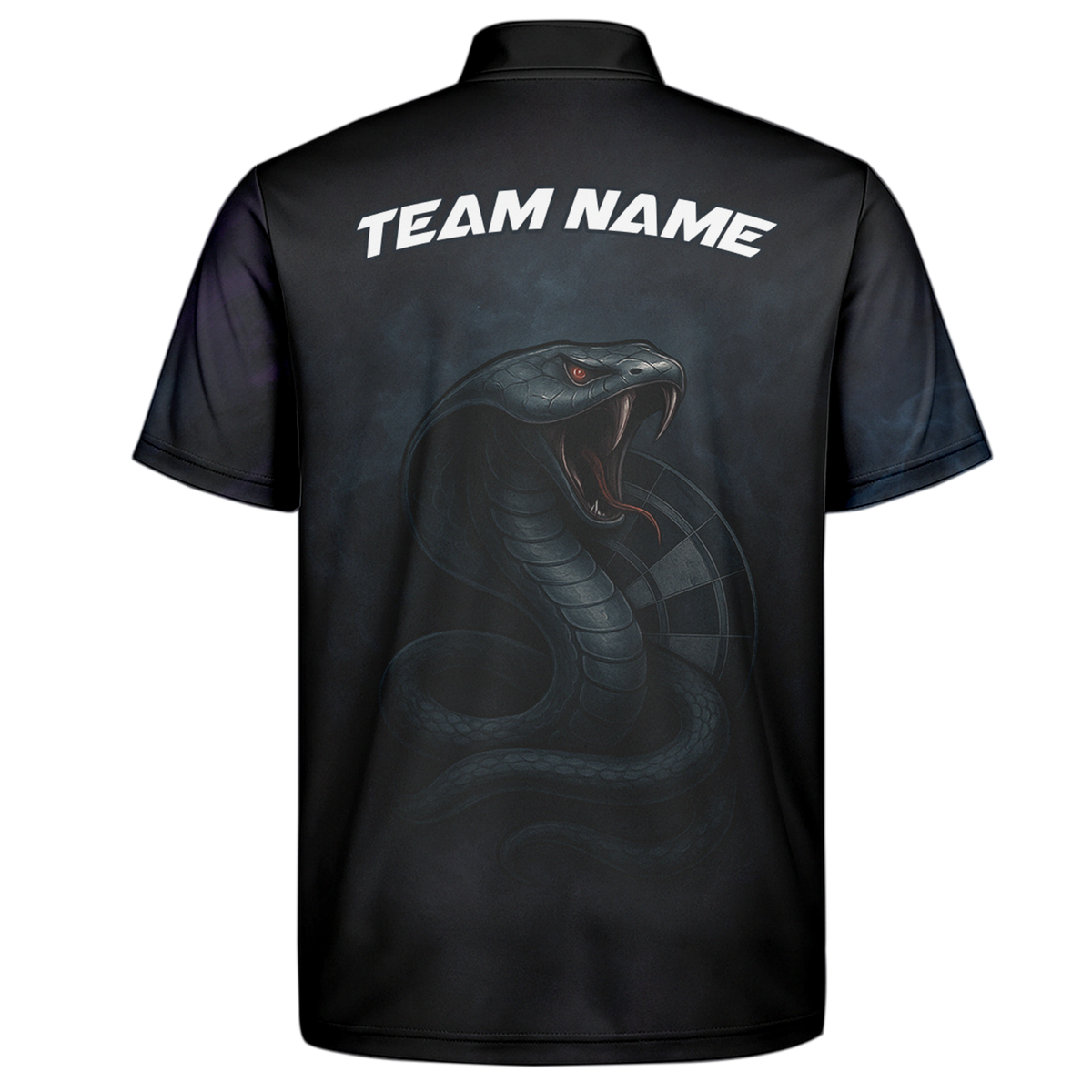 Personalized Cobra Snake Dart Jersey Polo Shirt Black additional image 7