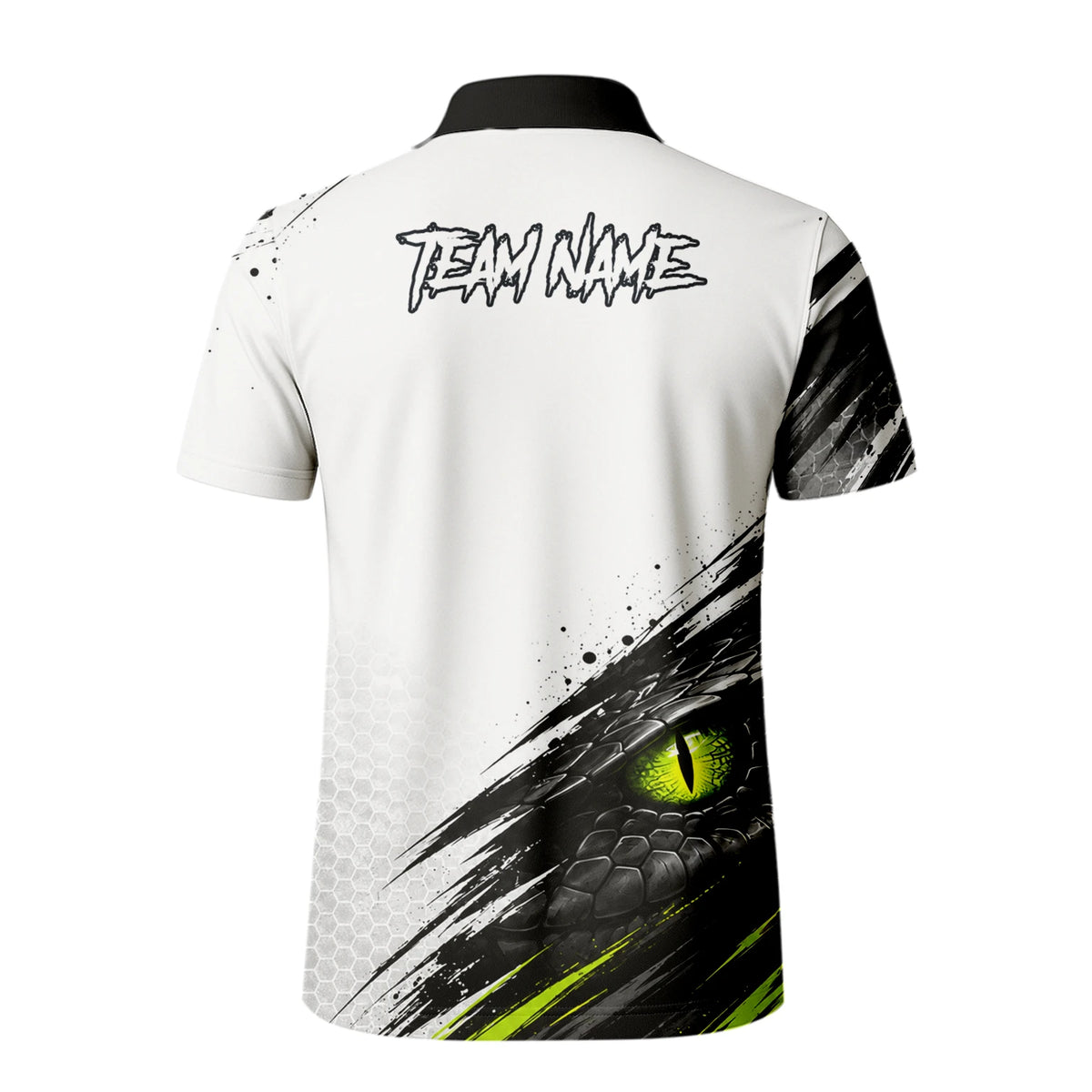 Personalised White Black Green Cobra Darts Shirt For Men I051