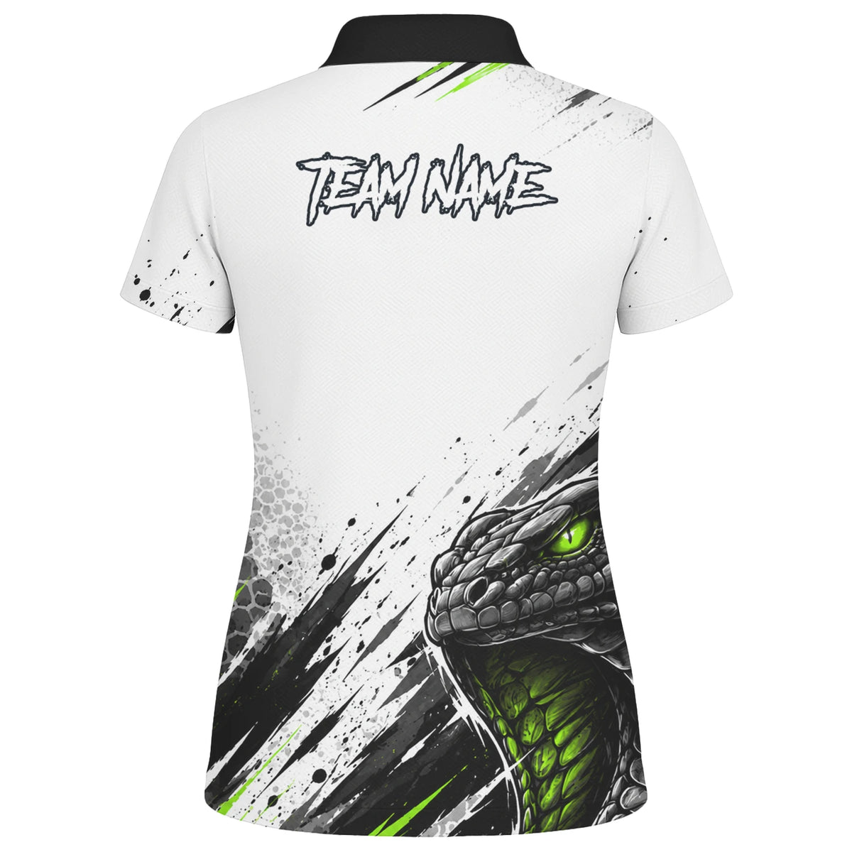 Personalised White Black Green Cobra Darts Shirt For Women Y070