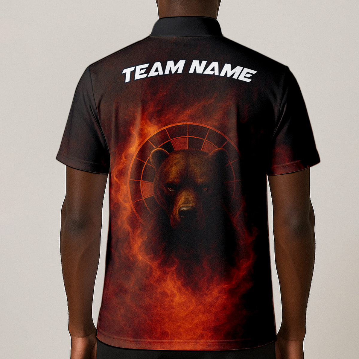 Personalized Pit Bull Fire Flame Dart Shirt Polo Custom Name additional image 1