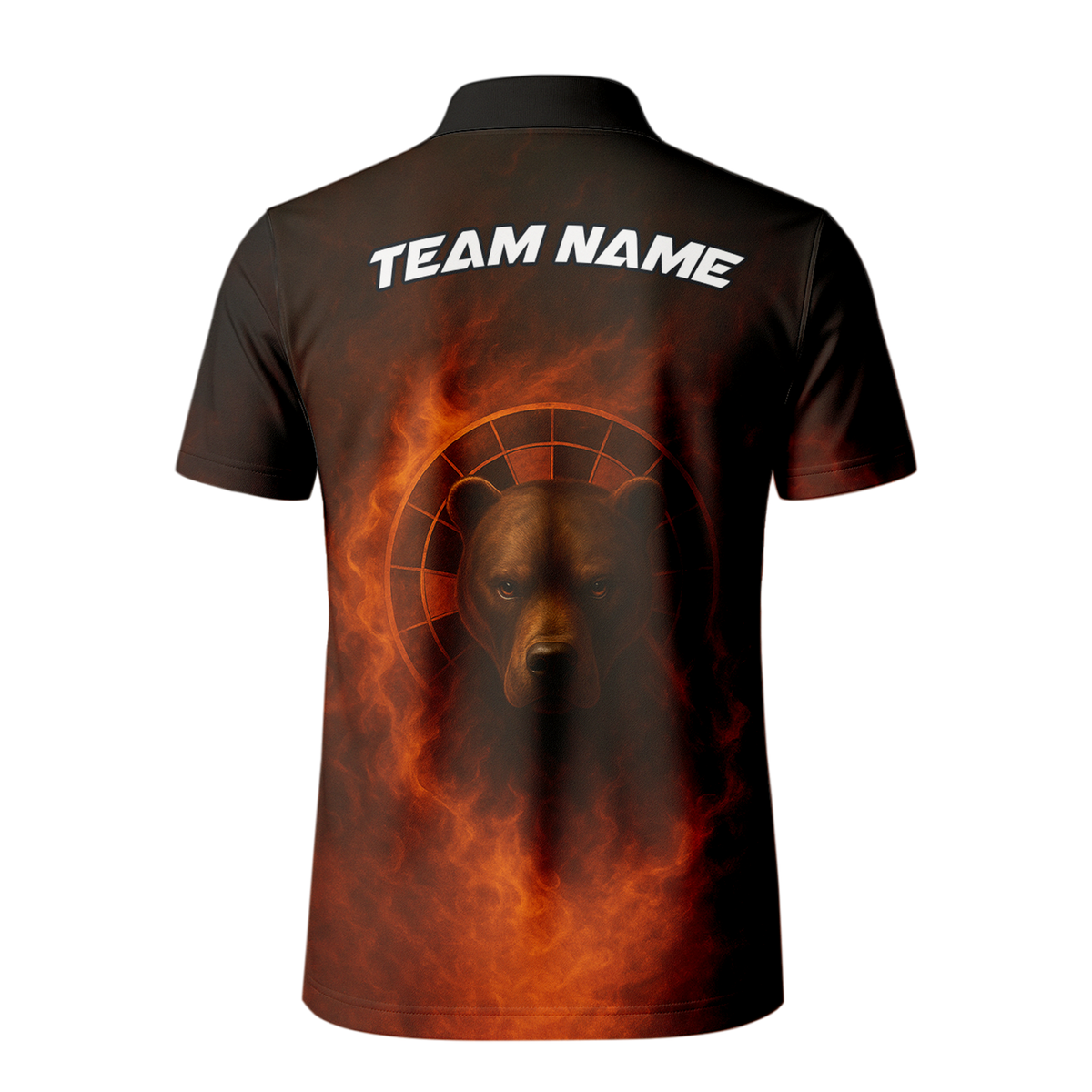 Personalized Pit Bull Fire Flame Dart Shirt Polo Custom Name additional image 3