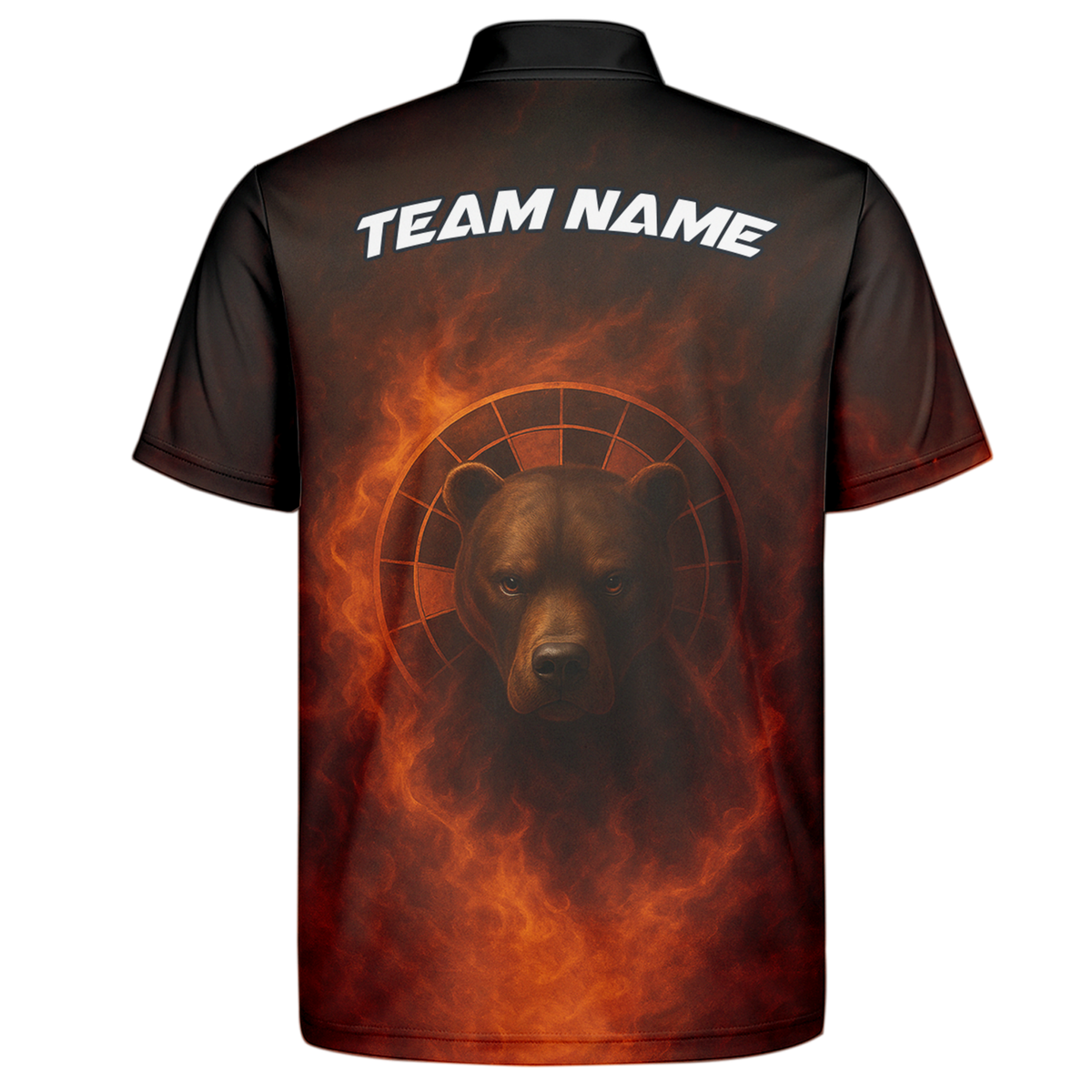 Personalized Pit Bull Fire Flame Dart Shirt Polo Custom Name additional image 7
