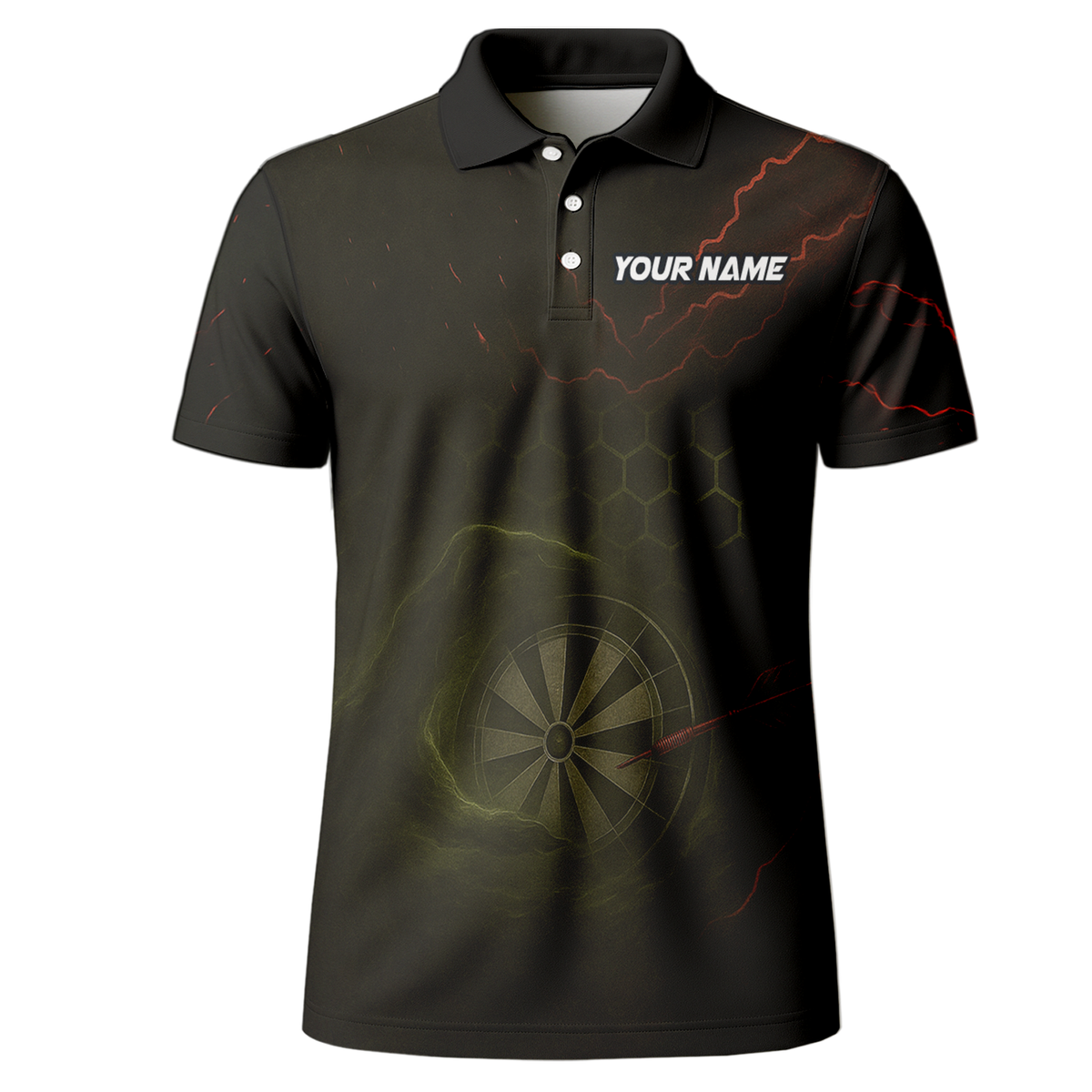 Personalized Viking Skull Dark Darts Jersey Polo Shirt Custom Name Team additional image 2