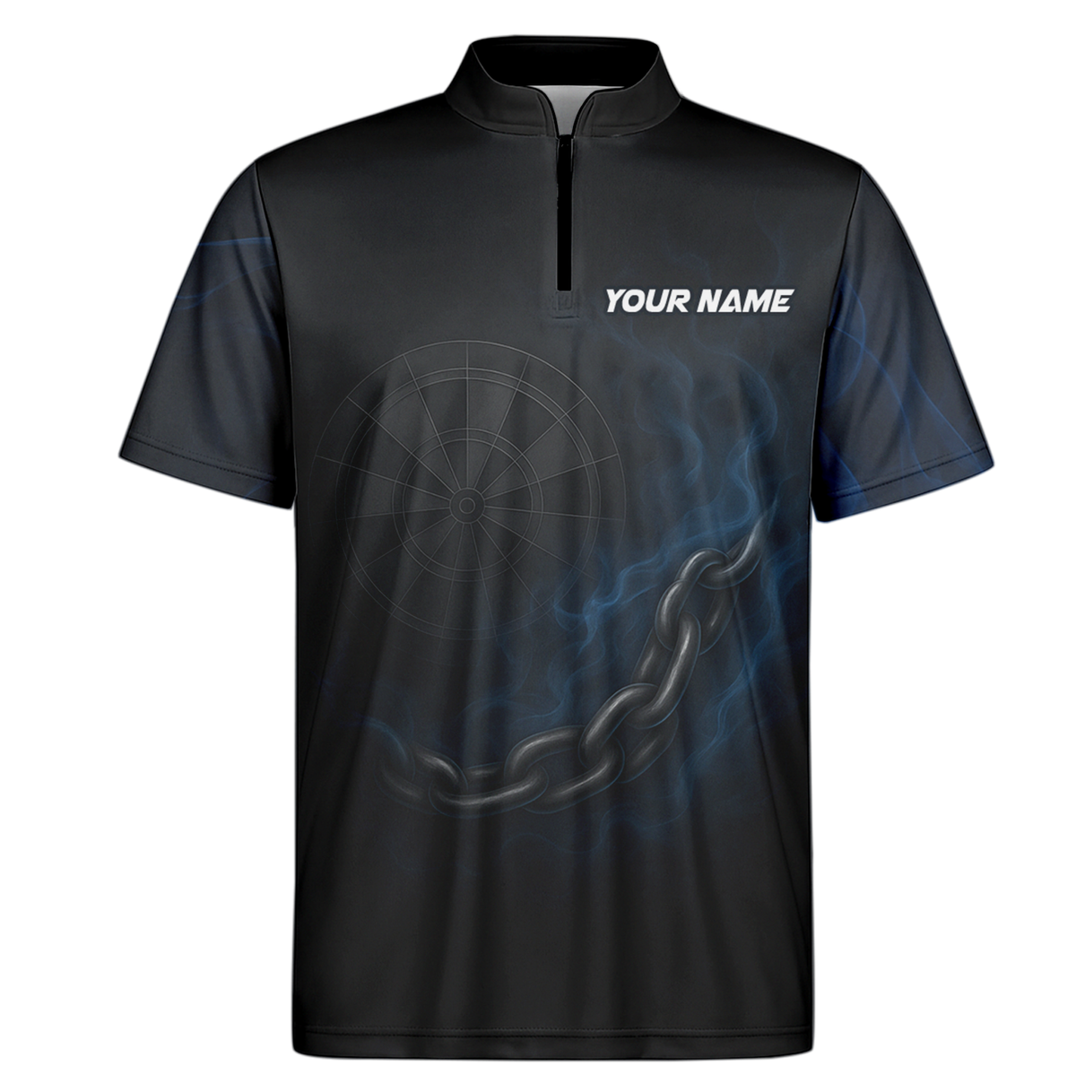 Personalized Scorpion Black Blue Darts Jersey Shirt Polo additional image 6