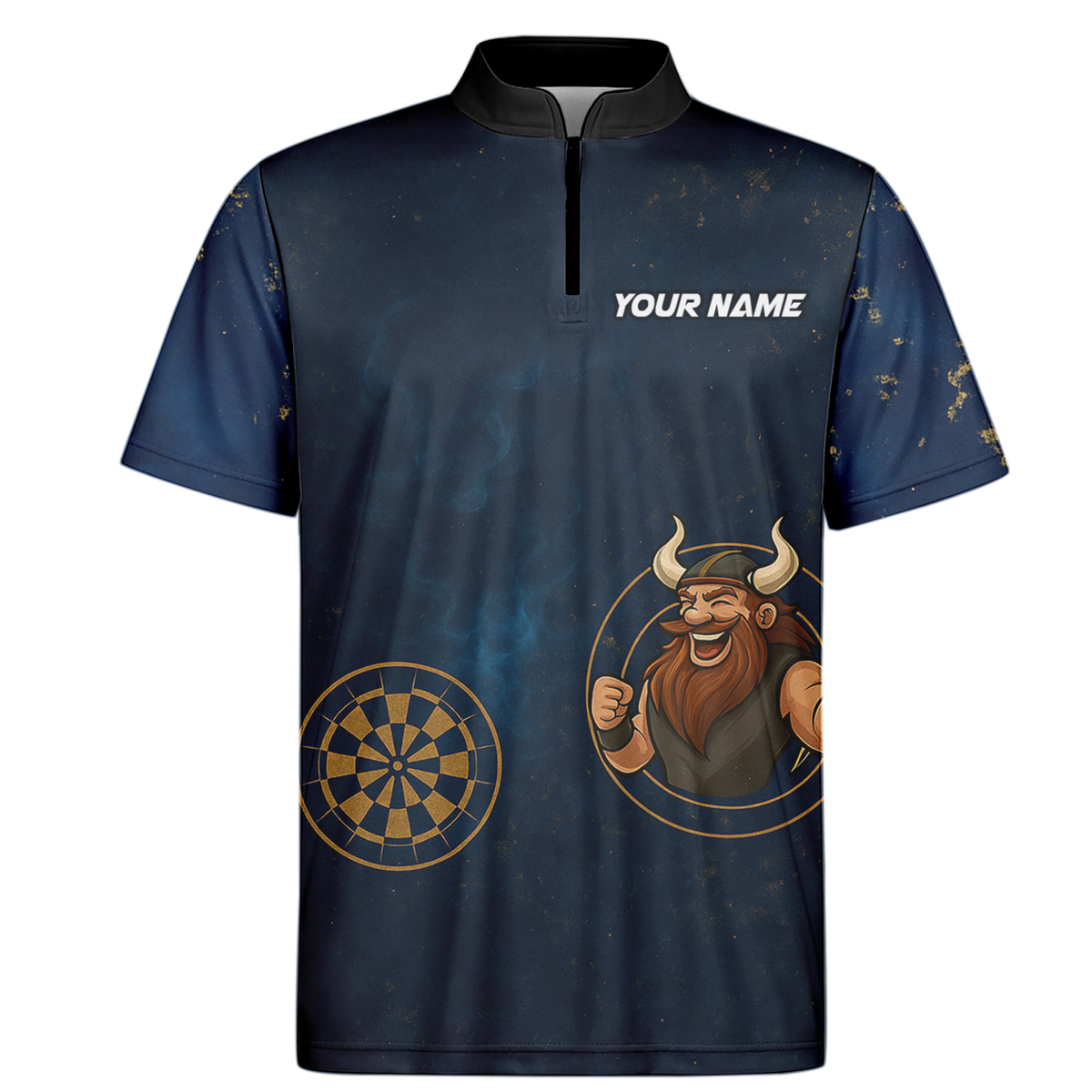 Personalized Men's Viking Dart Polo Shirt Navy Blue additional image 6