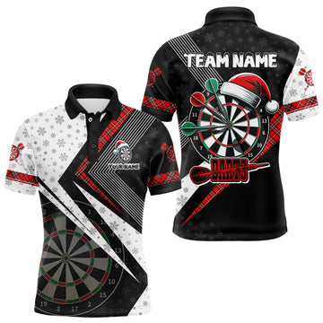 Funny Santa Darts Board Shirt for Men | Custom Christmas Gift for Darts Lovers T3076