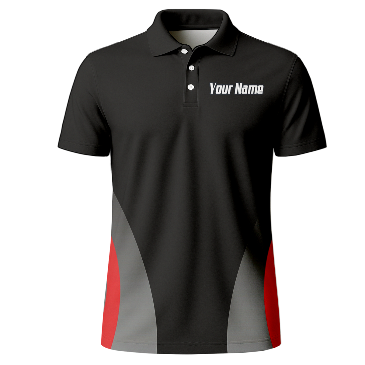 Personalised Dartboard Dart Jersey Polo and Zipper Black Red Grey For Men Y3238